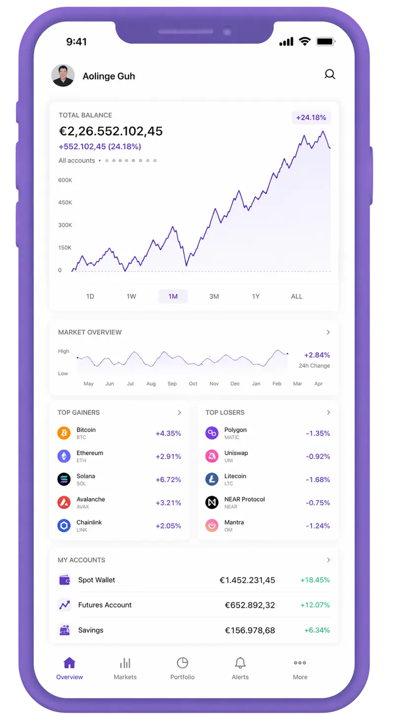 Nexoria Wealth trading app